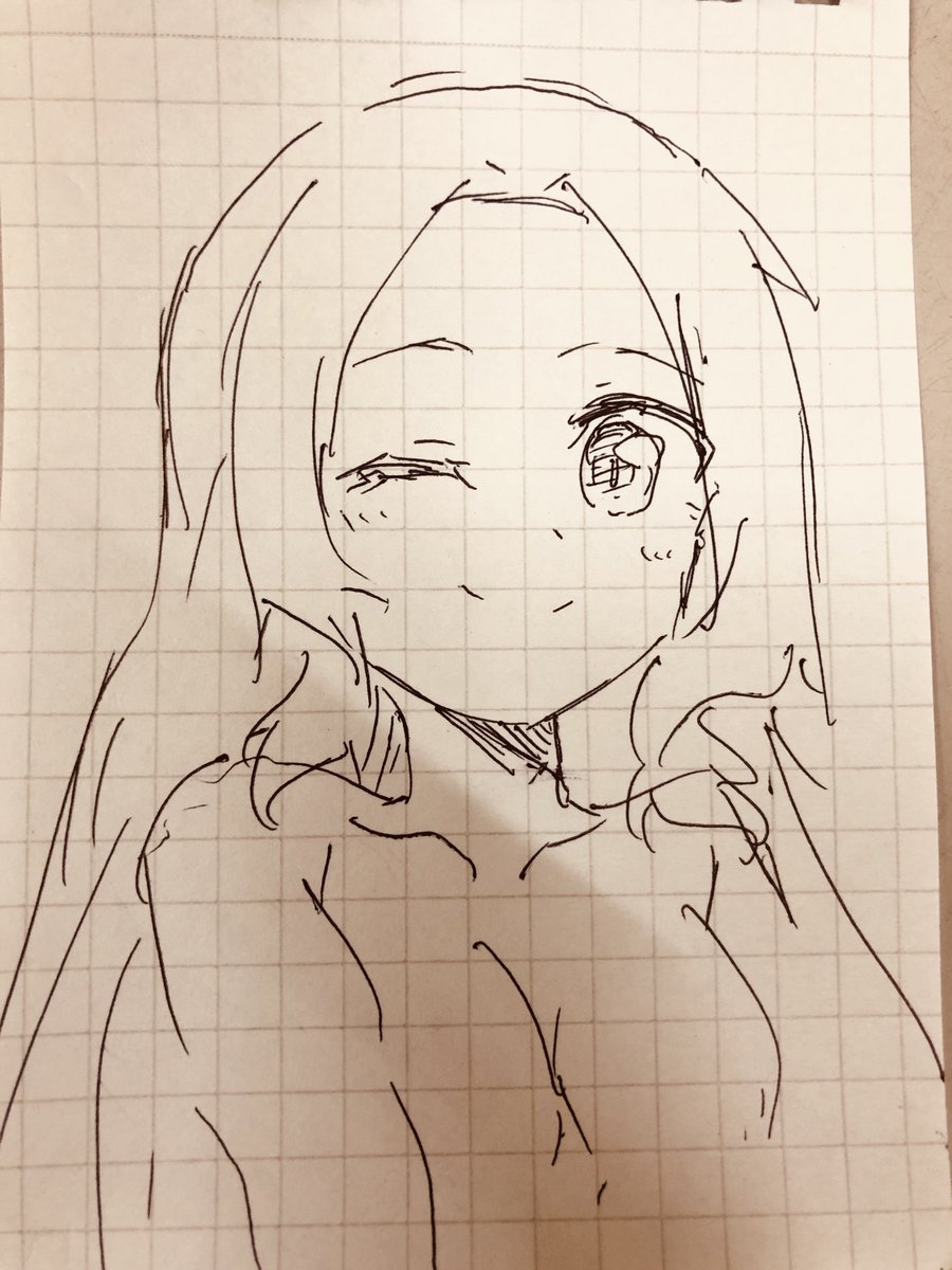 風先輩落書き 