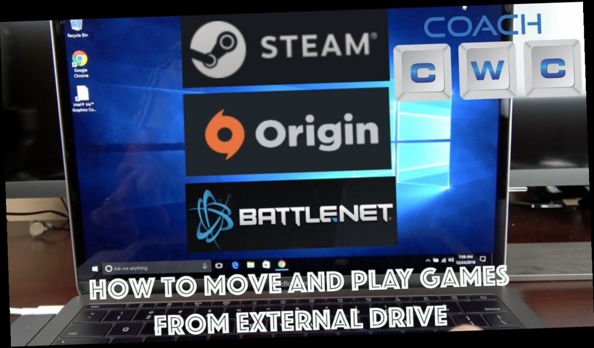 play pc games downloaded on external hard drive / Twitter