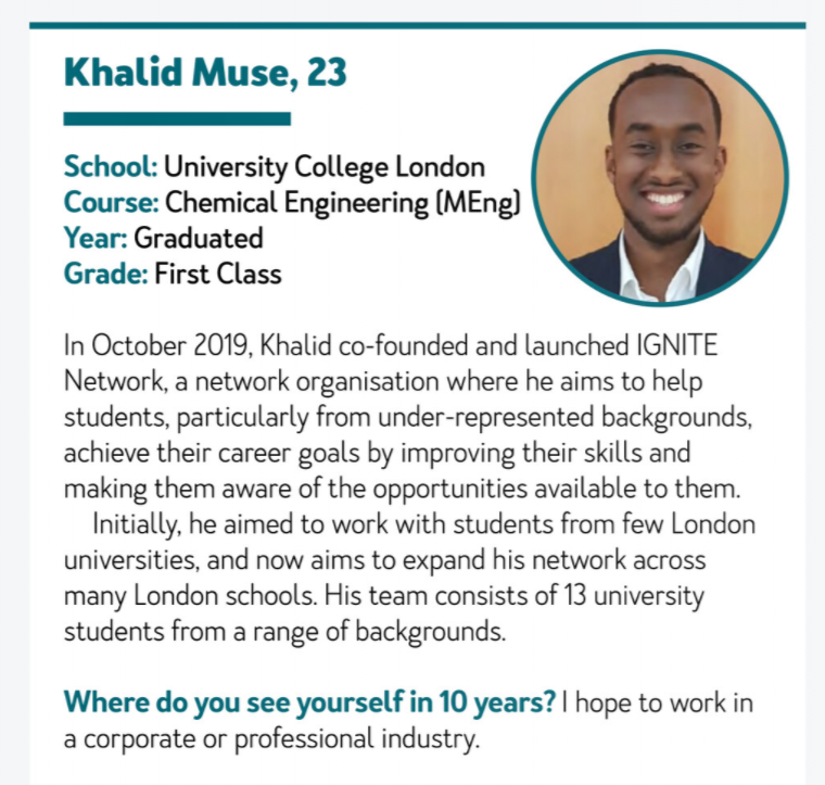 khalidm_101's tweet photo. This week, I had the real privilege to be named one of the Top 150 Future Leaders of 2020/21 🎉!!

I am very grateful to @powerlistmag and @FutureLeadersMg for selecting me and for letting me write a small article about @ignitenetwork_! https://t.co/nMuDjo28sv