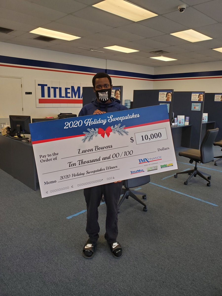 D1since2012's tweet photo. Jumping up and down for one of our customers! He won the $10k prize from the TMX Holiday Sweepstakes! He is so thankful to have won after a rough 2020, this is setting 2021 up to be a winning year! https://t.co/sKgpGVIdul
