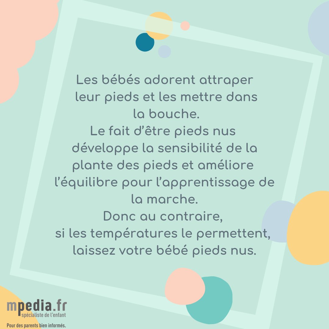Il faut absolument laisser les bébés marcher pieds nus, c'est très bon pour  leur santé