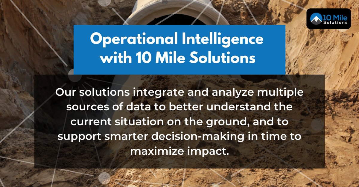 10milesolutions's tweet image. We help organizations gain real-time visibility through dashboards so that immediate action can be taken! 
Request a demo today: 10milesolutions.com

#operationmanagement #operationmanagement #pipelinenetwork #PipelineInspection #realtimereports #OperationalIntelligence