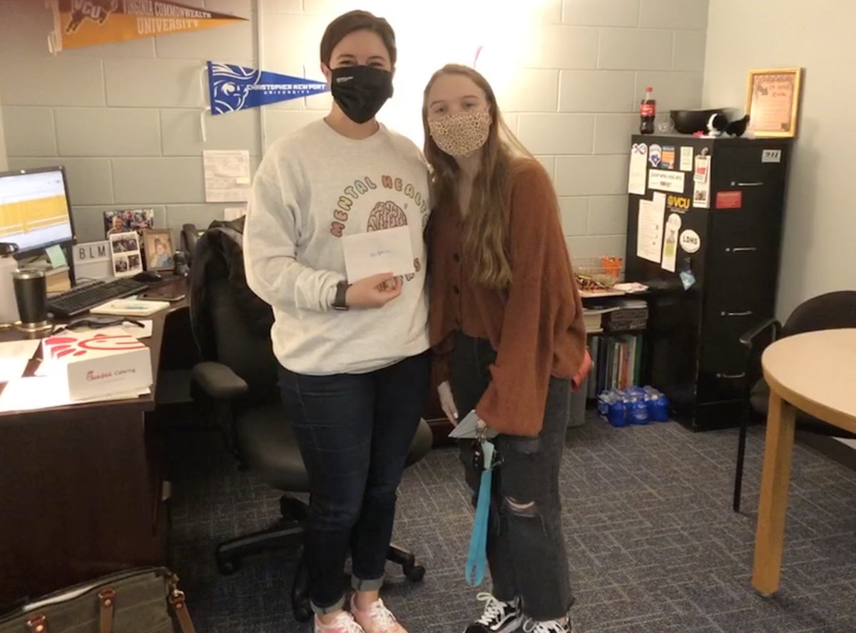 Delivering lunch to our awesome counselors during National Counselors Week! We appreciate you very much!