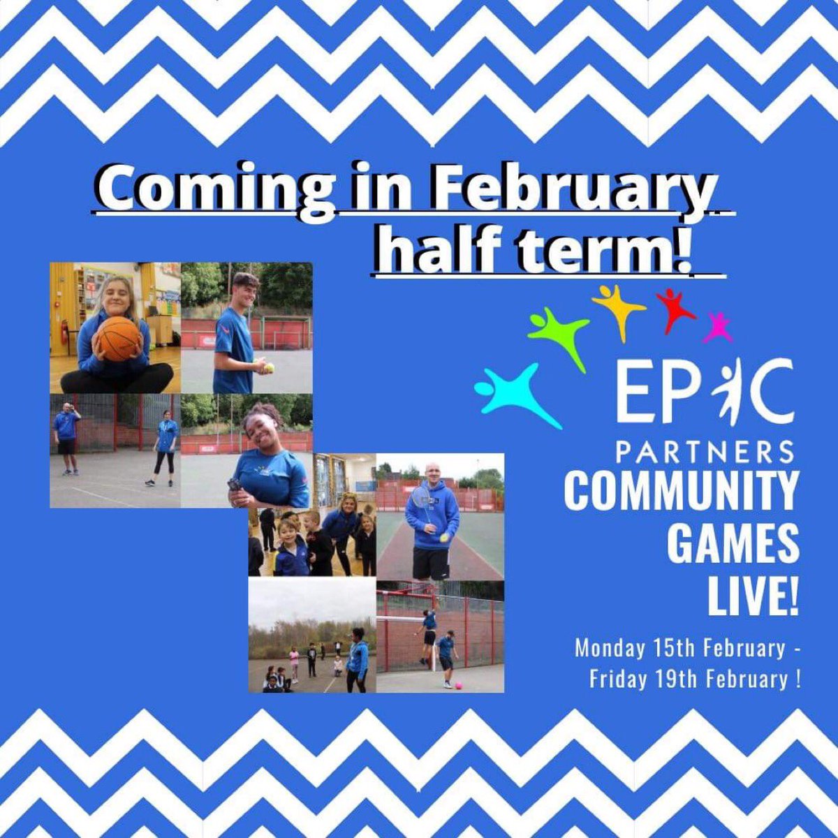 epic_partners's tweet photo. ⭐️🌟Community Games🌟⭐️
Who is ready for the Epic Partners Community Games? Yes... we know it’s been a while, but we’re back!!!
Keep an eye out for more information about our Communuty Games Live!!
#EpicPartnersNottingham #AtHomeWithEpic #SportEngland #ChildrenInNeed https://t.co/Y59b63cZSJ