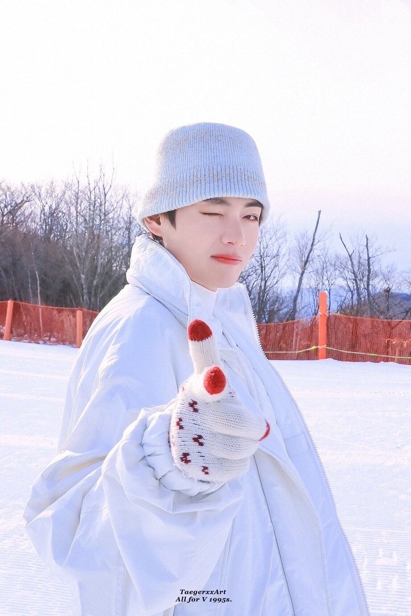 TaegerxxArt's tweet photo. Snow Flower☃️❄️🌨 #태형 #태태 #뷔 https://t.co/HAhhkhWgzq