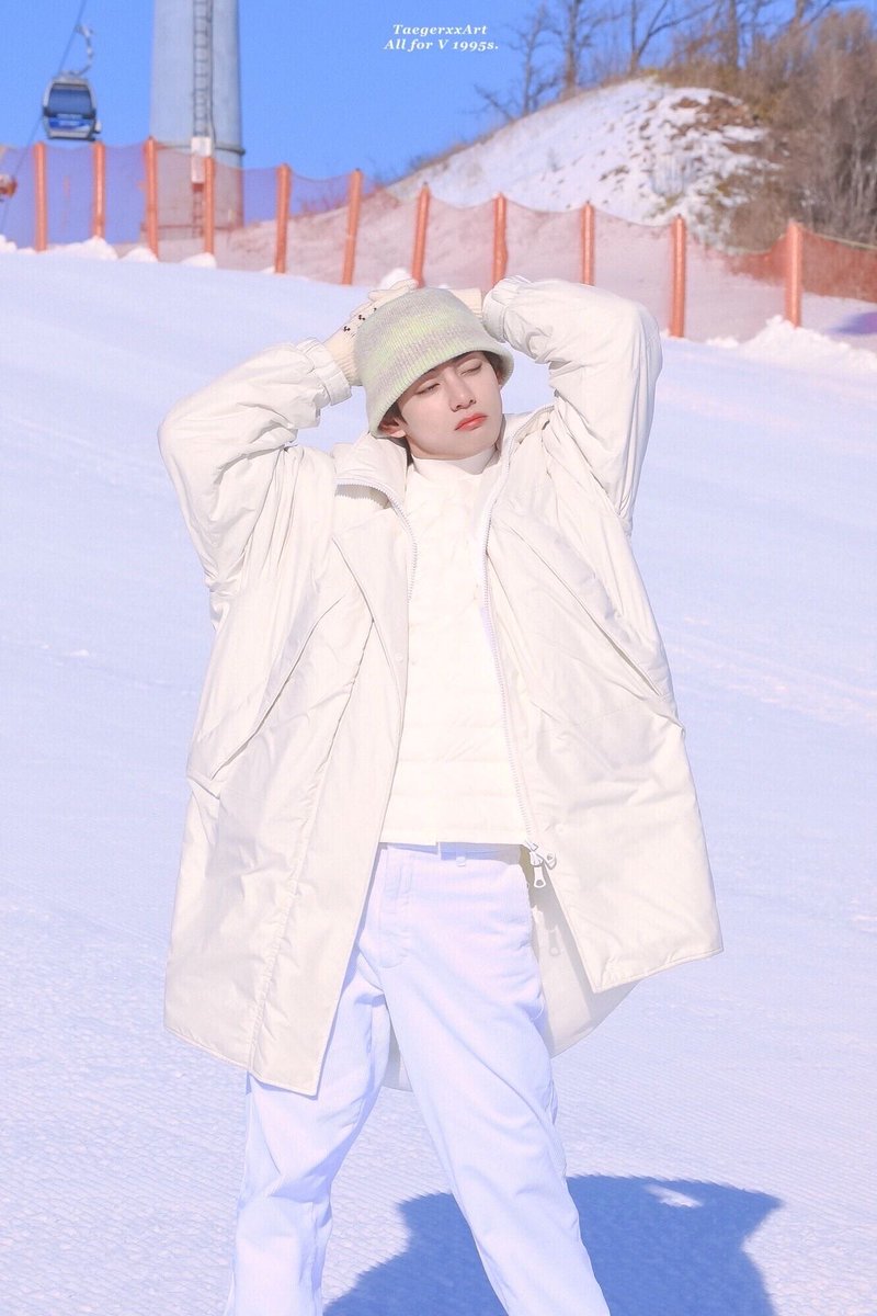 TaegerxxArt's tweet photo. Snow Flower☃️❄️🌨 #태형 #태태 #뷔 https://t.co/HAhhkhWgzq