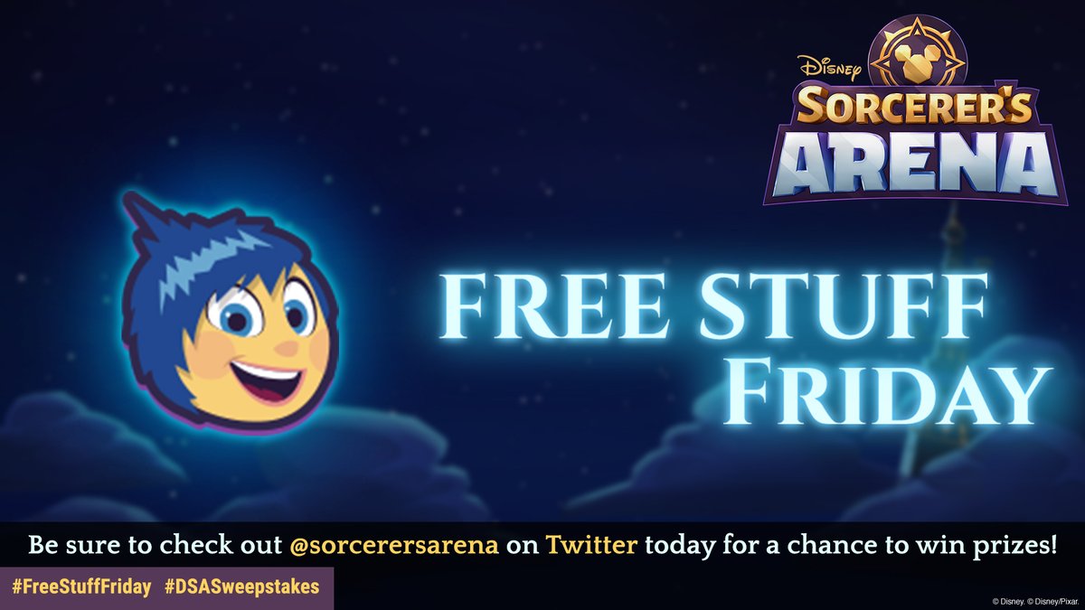SorcerersArena's tweet photo. 15 lucky summoners who RT this tweet with their DSA PlayerID and the hashtags #DSASweepstakes and #FreeStuffFriday between now and 5pm PT will win a Joy Talisman!
No Purchase Necessary. Restrictions apply, see Official Rules: https://t.co/pNsNWUGrAu https://t.co/7j978Jf7Oh