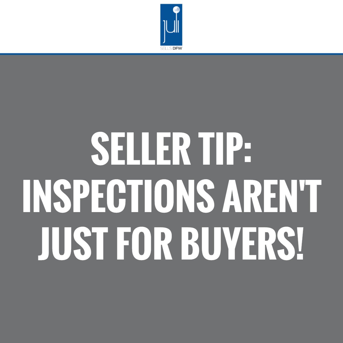 JuliSellsDFW's tweet photo. When selling your home, get it inspected first so you know what needs to be addressed before buyers begin making offers. #JuliSellsDFW #JuliCanHelp #InvestorRealtor #InvestInTexas #FindYourDreamHome #SellYourHome #REALTOR #DFW #Dallasrealestate #FortWorthRealEstate #DallasTX https://t.co/E9AHjgmdmn