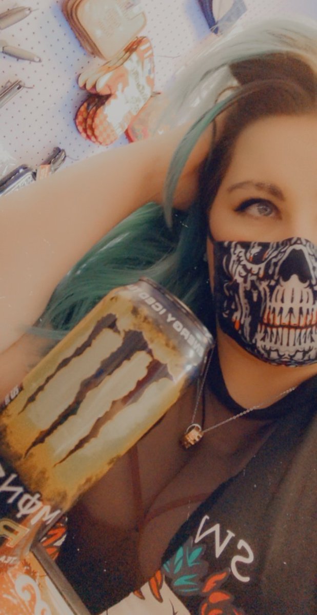 Kirasido's tweet photo. Me casually spending more money at work than I'm making, purely because I live and breathe caffeine. Help. @MonsterEnergy why you gotta do me like this? https://t.co/JqWyliJtwm