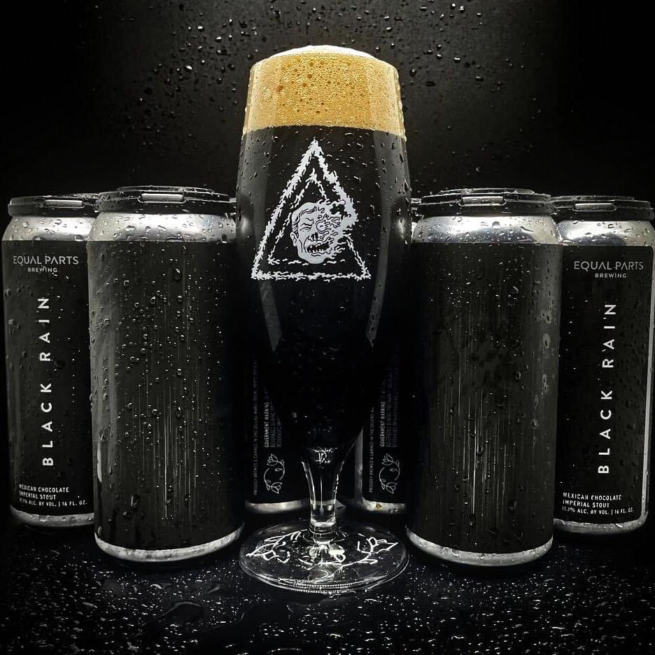 After a long hiatus, Black Rain returns! This 11.1% Mexican Chocolate stout is brewed with cacao, ceylon cinnamon, and dried ancho and red hatch chilies. Not overly heavy, it is deceptively easy to drink and has a pleasant mild heat. Available now online or pickup starting at 12p