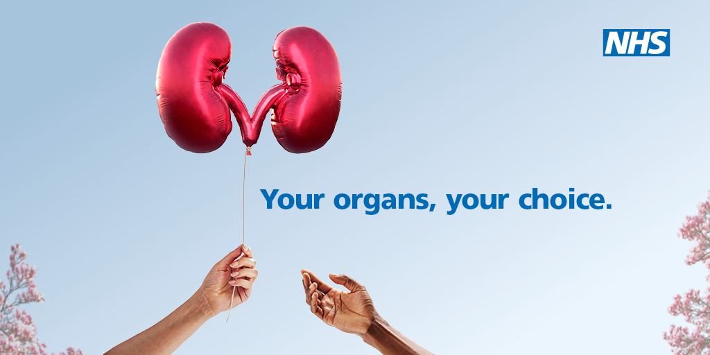 Did you know? If you choose to become an organ donor, you can decide which organs you want to donate and amend this at any time. bit.ly/2SF7Ql4 #OrganDonation