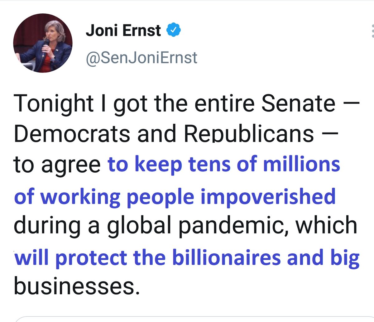 Fixed your tweet for you, senator. #FightFor15