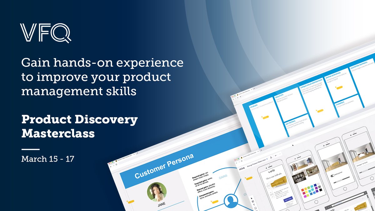 emergn's tweet photo. Discover the products your customers actually need. Emergn is kicking off its next Product Discovery Masterclass on March 15, 16 and 17. Enroll and learn how to apply #DesignThinking, build prototypes and more: https://t.co/3Ehcqvk3K7 https://t.co/P0HnPTzWiU