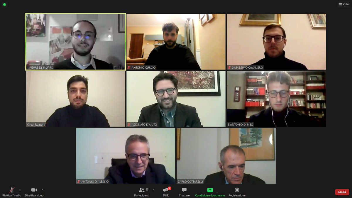polisyes's tweet photo. Iniziato il webinar ''L'Europa alla prova del Covid'' con il Prof. @CottarelliCPI. 

Link diretta FacebooK:

https://t.co/LrXuFFwO1F https://t.co/Oc4orMu21r