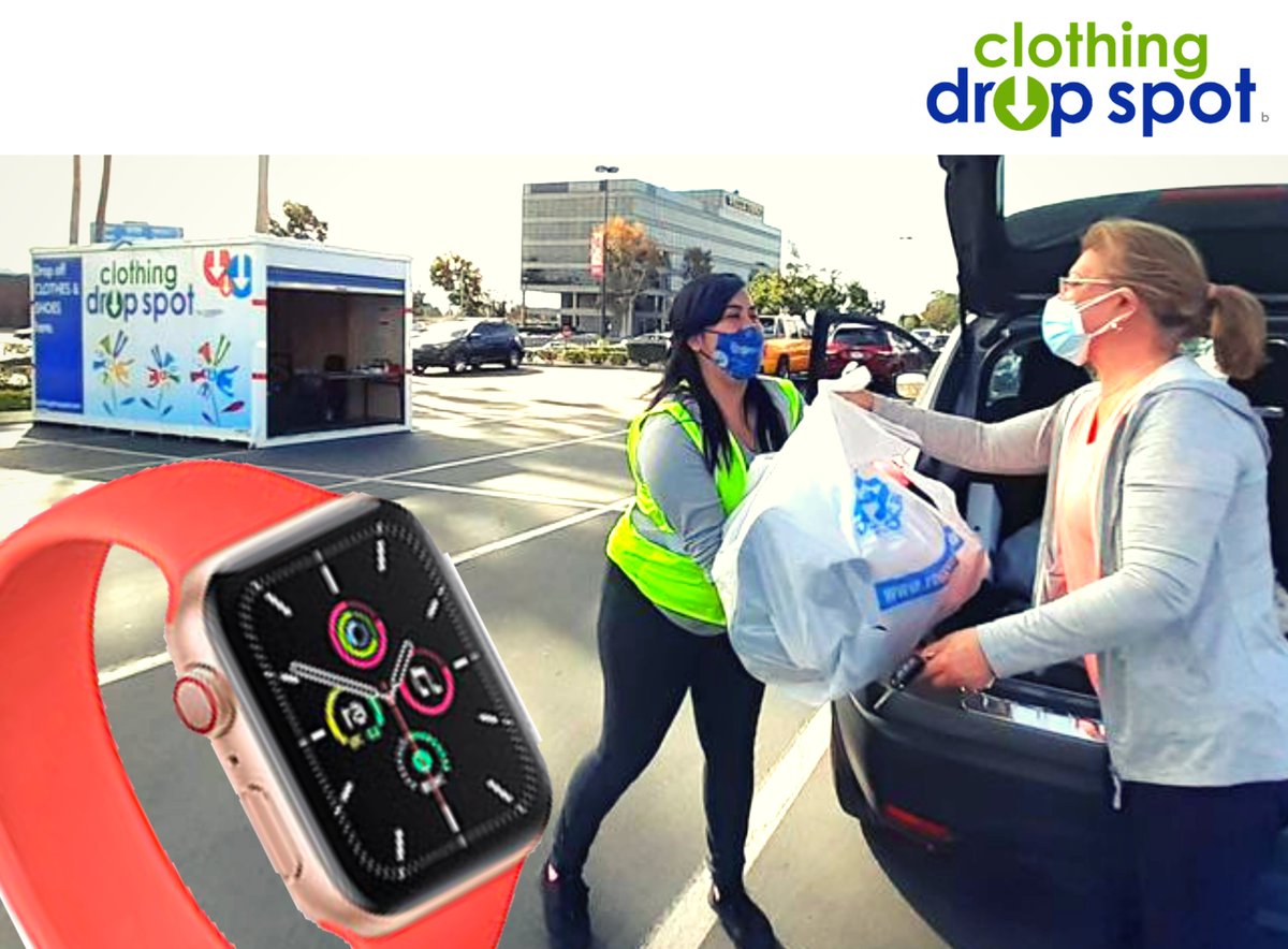 USAgainTweets's tweet photo. "DRIVE-UP, DROP-OFF and GO!"  Bring your outgrown clothes and shoes to a Clothing Drop Spot near you.  This month, we will be raffling off an Apple Watch!  The winner could be YOU.  
https://t.co/NgAz1rR9WW 
*Westfield Old Orchard Clothing Drop Spot excluded from this promotion. https://t.co/2Z27IXeQ4x