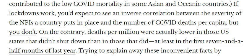 "if NPIs (non pharmaceutical interventions) worked then you'd seen an inverse relationship between NPIs and deaths". Oh FFS, I thought it was YOUR job to teach Toby about endogeneity ... "If ambulances helped why do so many people who get into ambulances die"-level of bad 3/