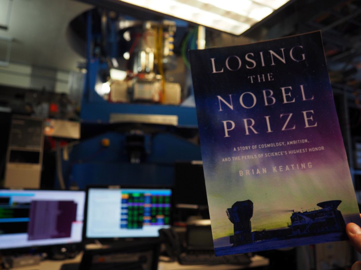 Love seeing Losing the Nobel Prize in its native habitat! <a href="/BICEPTWO/">BICEP2 (OFFICIAL)</a> <a href="/SPTelescope/">South Pole Telescope</a> #FiveStarFriday. Get yours 👇
amzn.to/2sa5UpA