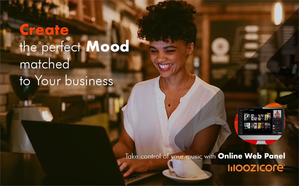 Moozicore's tweet photo. What is a good vibe without the perfect matching music to it? 🤔
With our Web Panel you can set up your music 🎵 which matches to your business to improve your customer engagement with Moozicore 🚀
.
.
#Moozicore #musicvibe #createyourvibe #vibe #music #chooseyourmusic #b2bmusic https://t.co/mksdQraJNK