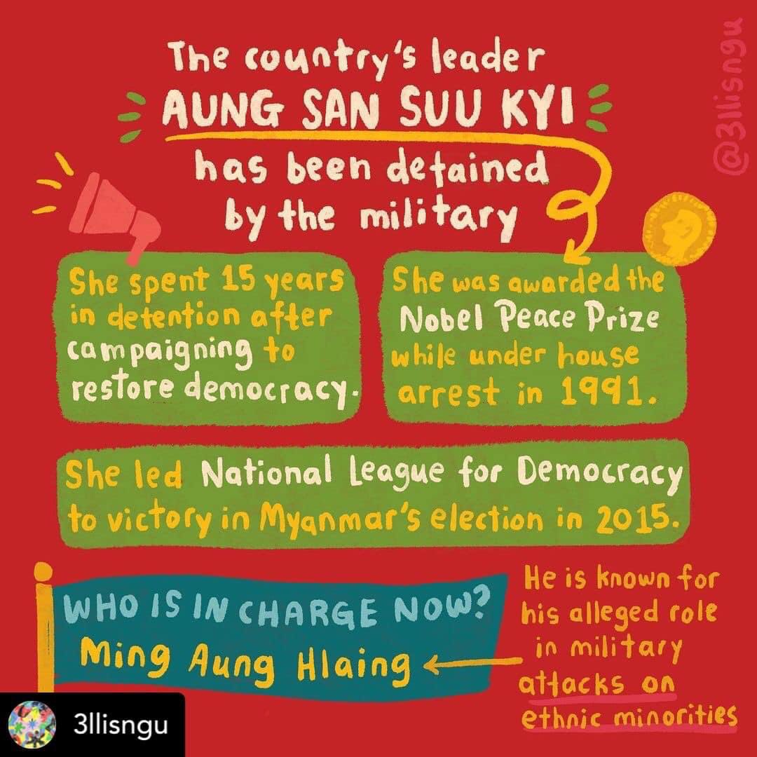 wuyadanar's tweet photo. FREEDOM FROM FEAR
May the  dictatorship fall down.
#HearTheVoiceOfMyanmar 
#WeNeedDemocracy https://t.co/xMO1b4aoSU
