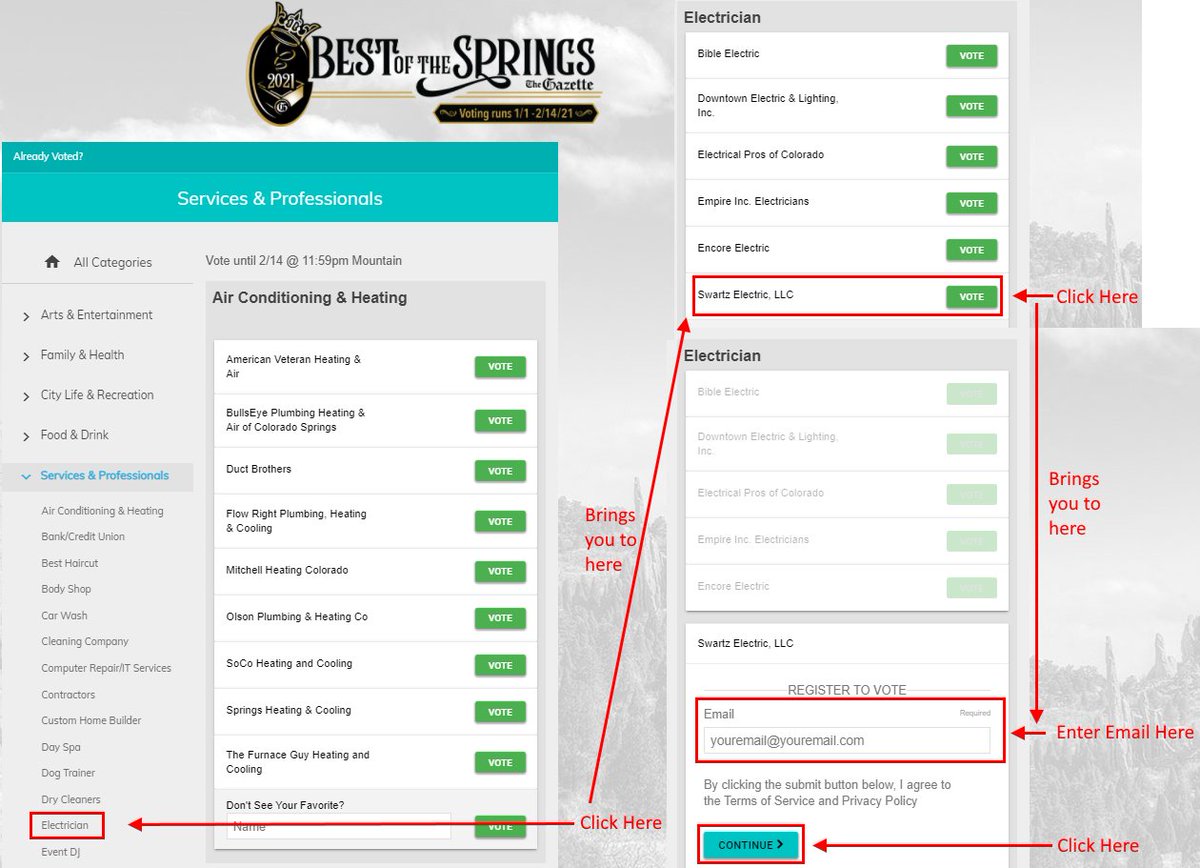 SwartzElectric's tweet photo. #Vote for your favorite businesses in the 2020 #bestofthesprings! (Especially Swartz Electric - we're hoping you'll vote for us, too!)
https://t.co/LoKgmafcH9 https://t.co/i4VofFCjVl