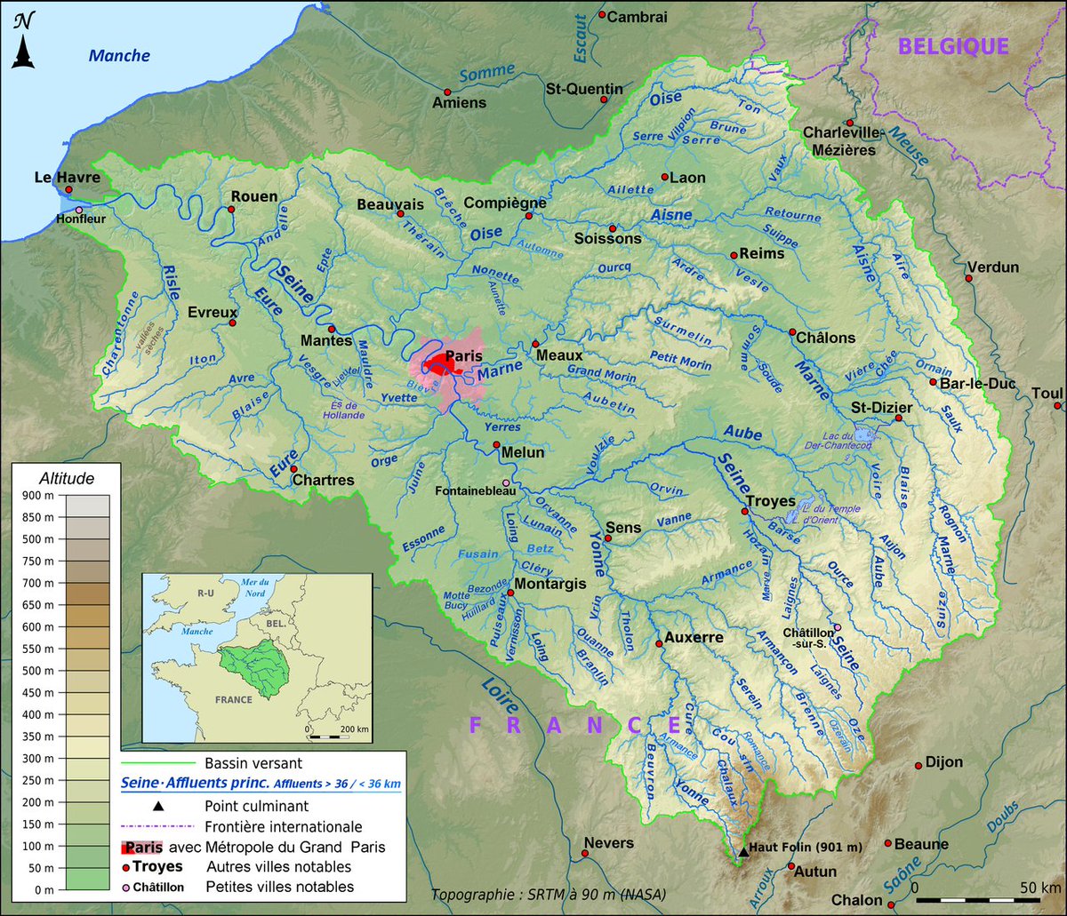 [Débitumer] Il y a une grave confusion d'échelle. Il faut raisonner à l'échelle du bassin versant de la Seine (78 650 km² contre 105,4 pour Paris). Paris ne provoque pas les crues, elle SUBIT ce qu'il se passe en amont.