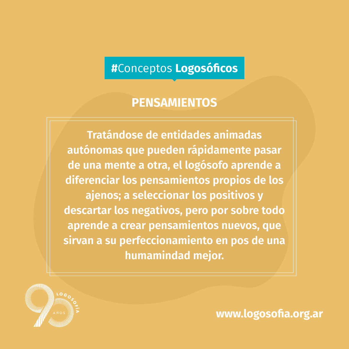 logosofia's tweet photo. La Logosofía profundiza en los pensamientos y la importancia de poder seleccionarlos y crear aquellos que la misma evolución consciente va sugiriendo por su contenido de bien para la vida. 
💡 #ConceptosLogosóficos https://t.co/I3fNbsTQ1T