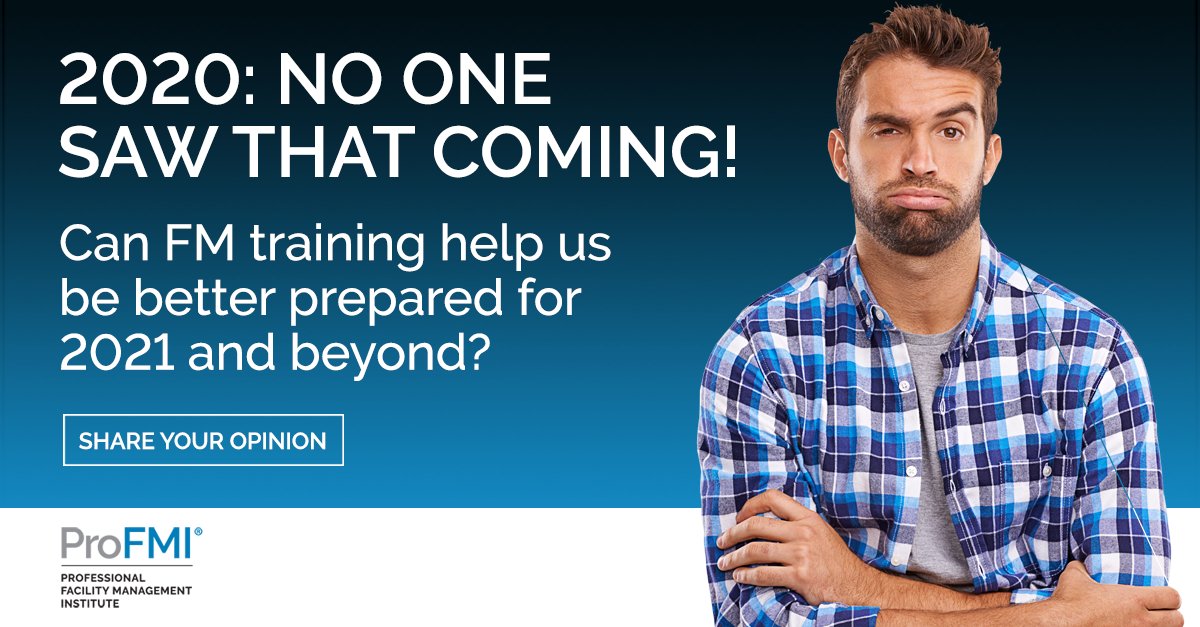 profmcredential's tweet image. 2020: No One Saw That Coming! Can FM training help us be better prepared for 2021 and beyond? Share your thoughts &amp;amp; let us know: research.net/r/33T3CSK #TransformFM #FMTraining