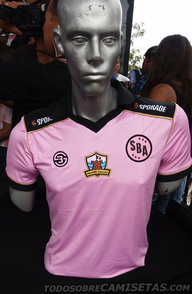 . Camiseta  @sportboys 2018. Marca: S3. Oficial: Rosada / Negro. Alterna: Negro / Rosado . Sr. Del Mar: Rosado / Morado.  Sponsors: New Athletic | Minka | Sporade | Sanitas | Chery