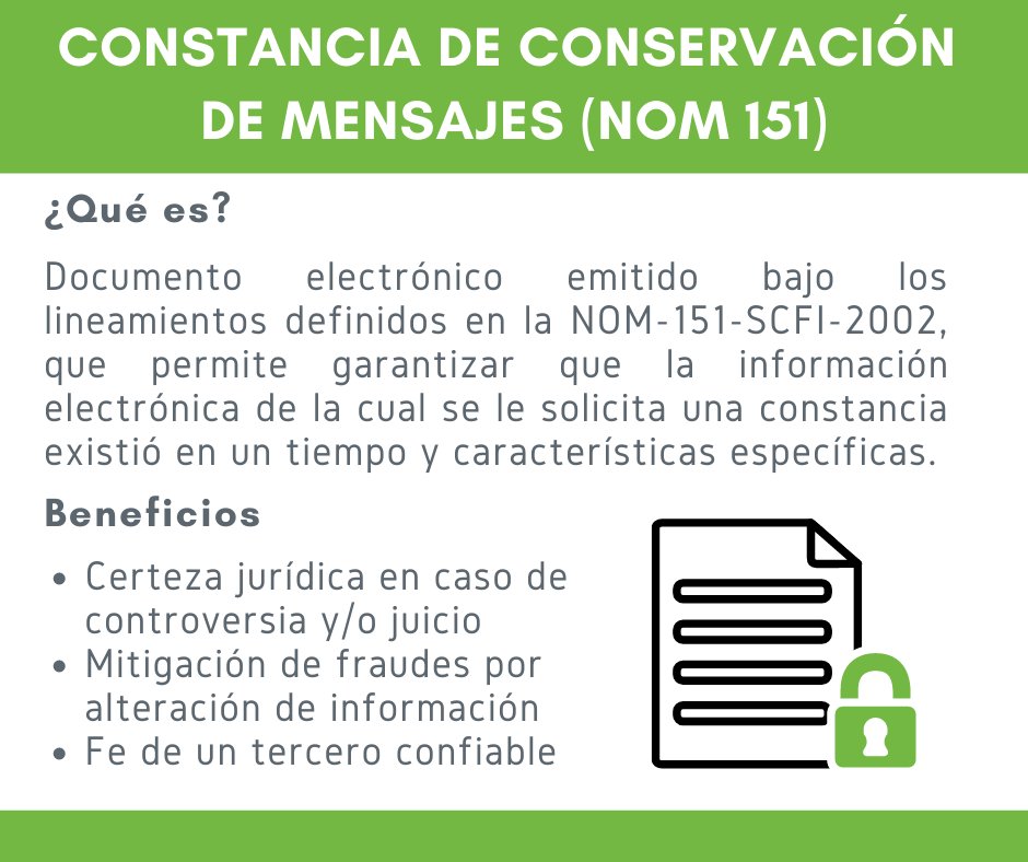 SeguriData's tweet image. ¿Tienes documentos electrónicos?
Entonces necesitas conservarlos por 10 años por normatividad. Con la NOM 151 garantiza la integridad de los documentos por este plazo.
¡Conoce más en seguridata.com/emision-de-con…!
#nom151