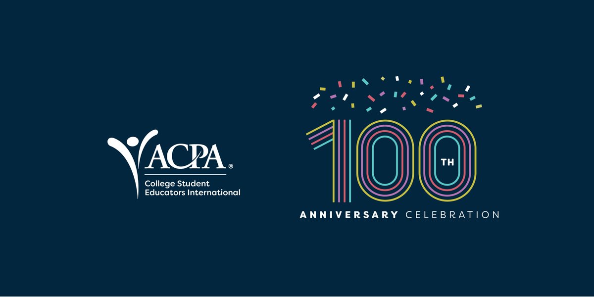 Our journey towards 100 continues! Apply to join the #ACPA100 Celebration Committee to plan and implement  initiatives and activities over the next 3 years to honor and celebrate our past, present & future! Learn more & apply at myacpa.org/article/acpa-1…