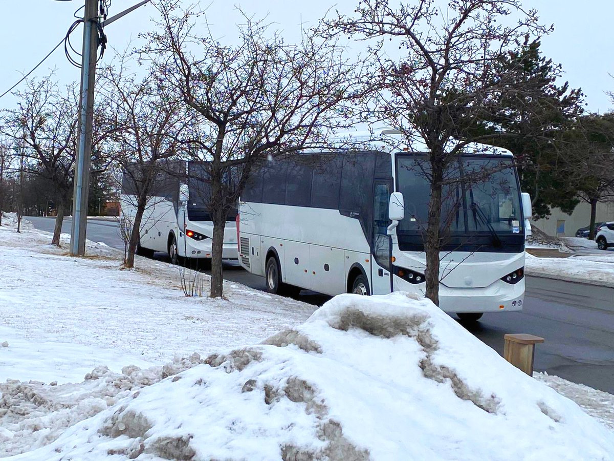 damerabus's tweet image. Our first #TS30 have touched down in Canada! They are already braving the Canadian weather with their impeccable design ❄️ @temsaofficial @temsaturkiye #buses #temsa #temsacanada #transportation #ontarionews #ontariotrade #coachbus #canadiantransit #ontariobus #Canada #tourism
