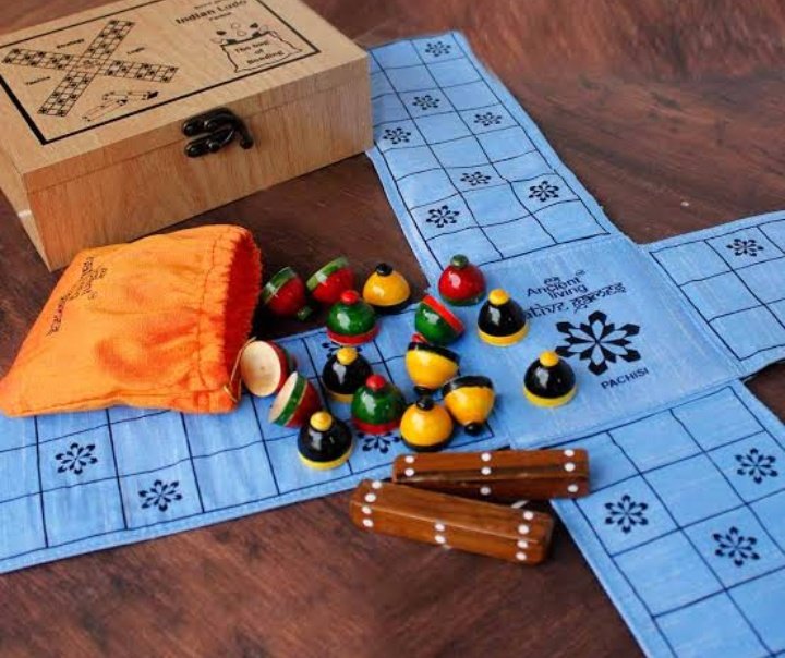 3. PACHISI (Ludo)Pachisi, also known as "Twenty Five"These squares are called "castles".Squares were called " Castle"The middle of the cross forms a large square called the Charkoni.