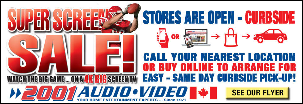 2001AV's tweet image. Do you have your BIG SCREEN for the BIG GAME? Get game day ready &amp;amp; enjoy quick, safe &amp;amp; easy curbside pickup today. Shop now: bit.ly/3tvB1HS