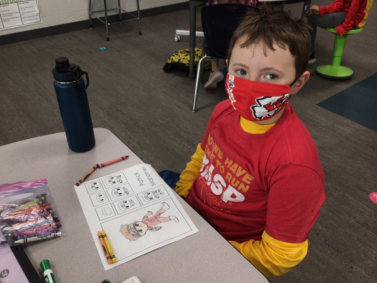 Red Friday at Brookwood &amp; my 3rd graders are ready to #RunItBack #Brookwoodstrong