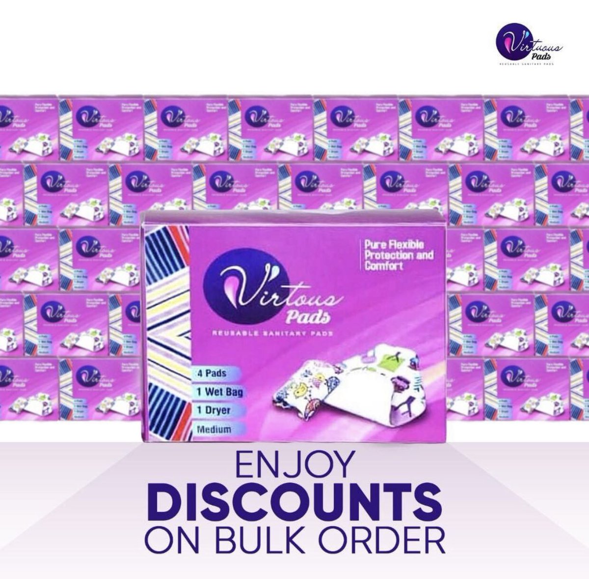 zealot_streak1's tweet photo. Enjoy amazing discounts on bulk orders. Send a DM for more enquires and to shop. π
#virtuouspads #reusablesanitarypads https://t.co/04bBeEXgo9