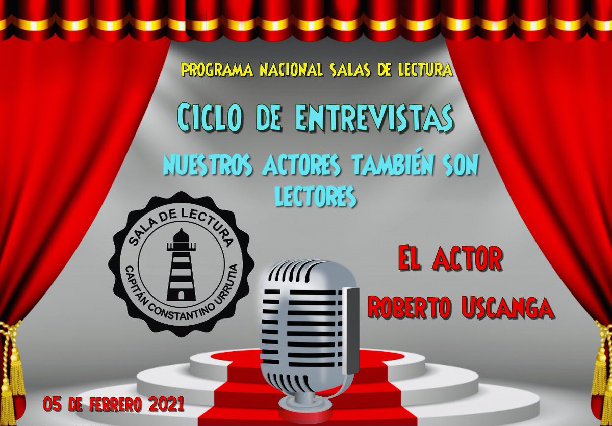 Ciclo de entrevistas : nuestros actores también son lectores. Hoy el actor Roberto Uscanga . Gracias! #viernesdeentrevista  youtu.be/ycbs-gnezKc vía <a href="/YouTube/">YouTube</a> <a href="/SalasdeLecturaP/">PNSL oficial</a> <a href="/RoberUscanga/">Roberto Uscanga</a> <a href="/mejorteatro/">Mejor Teatro</a>