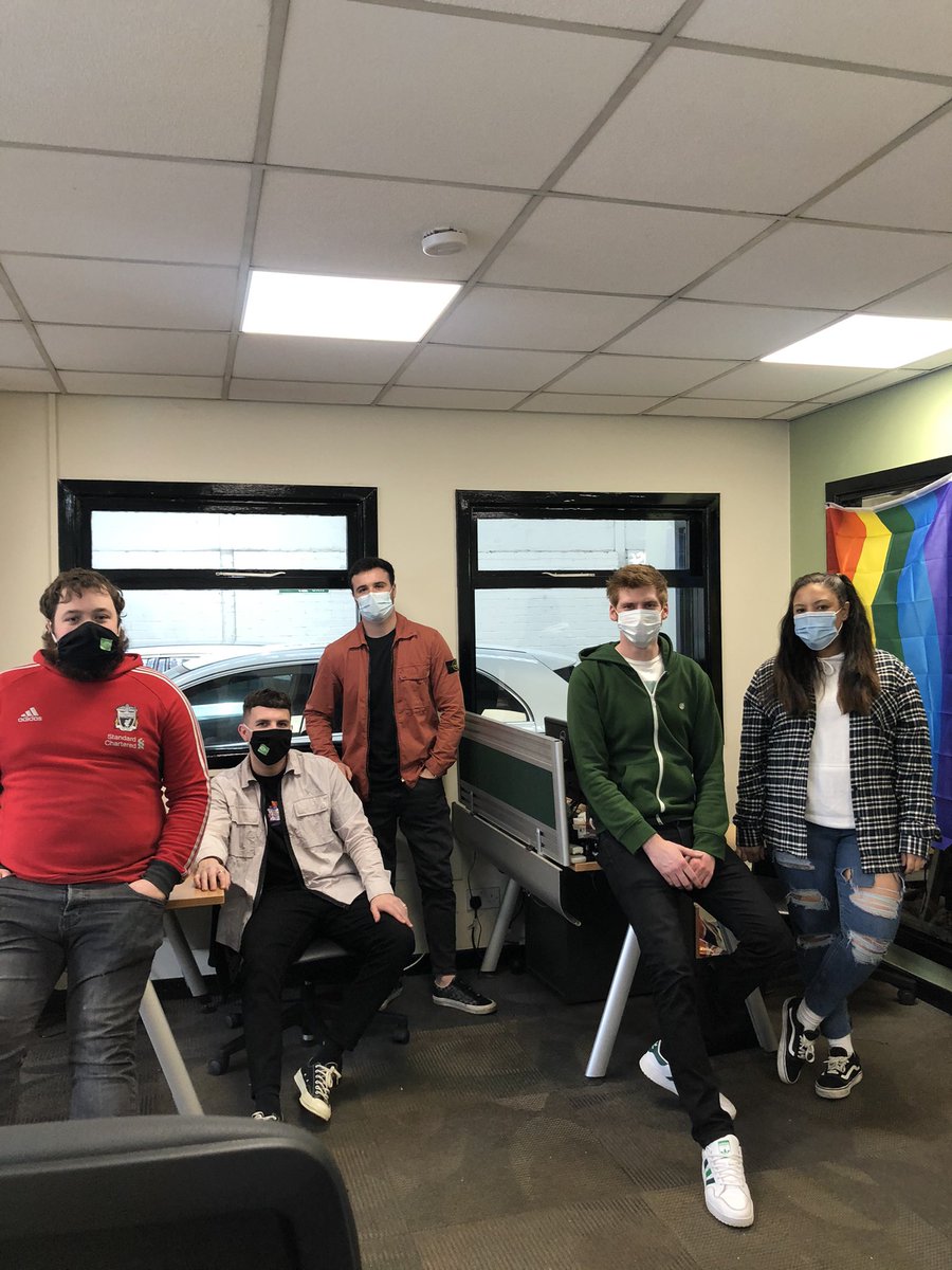 GraneyERAC's tweet photo. Great day at U359, everyone dressed up for Rainbow day! #LGBTHM21 #Enterpride @EddieErac @U3ENTERPRIDE https://t.co/eU4cc1kJFS
