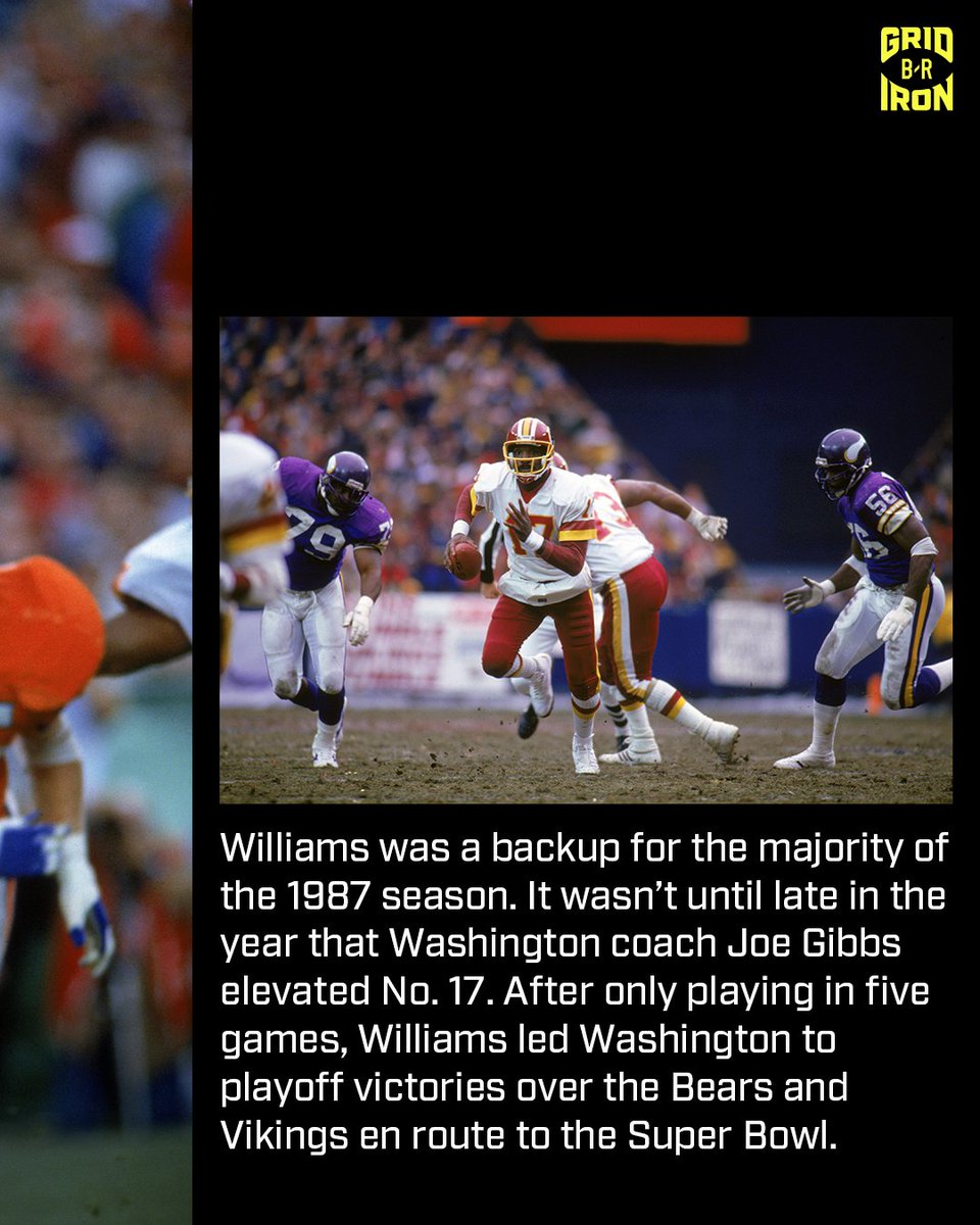 33 years ago, Doug Williams became the first Black QB to win a Super Bowl 🙏