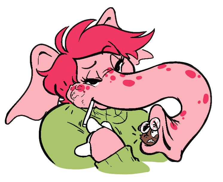 Cont.Of course I LIKE vore, I like it a fair bit, my whole thing is being 'Inundated with touch' or 'Living bondange' and we... *Gestures vaguely*. I mostly just preface this because whenever I talk about vore everyone and their mom tries to eat me in RP and (cont)