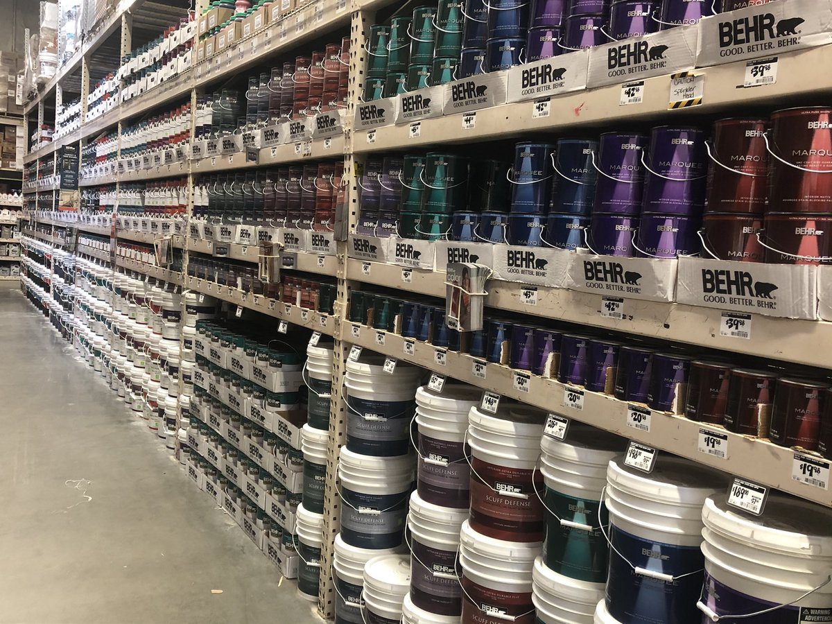 Nice wall of BEHR paint at THD 8519! Very nice team! <a href="/MaryKayAlcala2/">Mary Kay Alcala</a> <a href="/GilArrambide7/">Gil Arrambide III</a> <a href="/davmireles/">D</a>