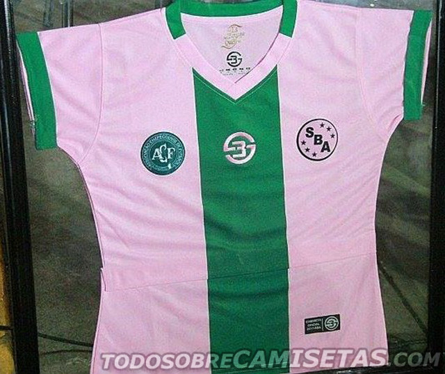 .Camiseta  @sportboys 2017. Marca: S3. Oficial: Rosada / Negro. Alterna: Negro / Rosado .  Sr. Del Mar: Negro / Fuxia.  90 Años SBA: Rosada . Chapecoense: Rosada / Verde.  Sponsors: New Athletic | Minka | Best Cable | Montalvo | Cemento Nacional