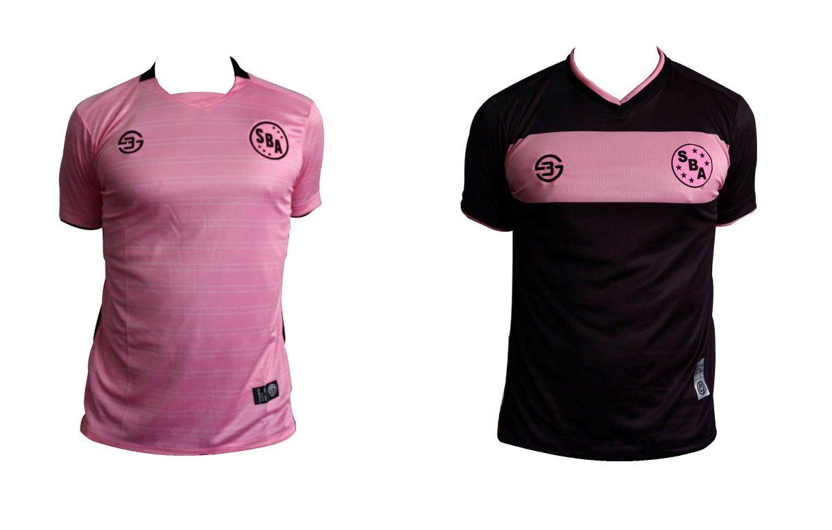 .Camiseta  @sportboys 2017. Marca: S3. Oficial: Rosada / Negro. Alterna: Negro / Rosado .  Sr. Del Mar: Negro / Fuxia.  90 Años SBA: Rosada . Chapecoense: Rosada / Verde.  Sponsors: New Athletic | Minka | Best Cable | Montalvo | Cemento Nacional