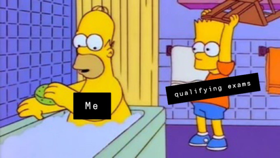 RumandResearch's tweet photo. you know just a second year student over here vibing, having a great time, not a care in the world lol #BiBAMemes #BlackinBioAnth https://t.co/O2GDcZXkZo