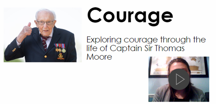 Every week our KS3 pupils spend their Friday morning tutor time reflecting on a specific character value. Today we looked at courage through the life of Captain Sir Thomas Moore. What a fantastic man he was and an inspiration to our young people. #educationwithcharacter