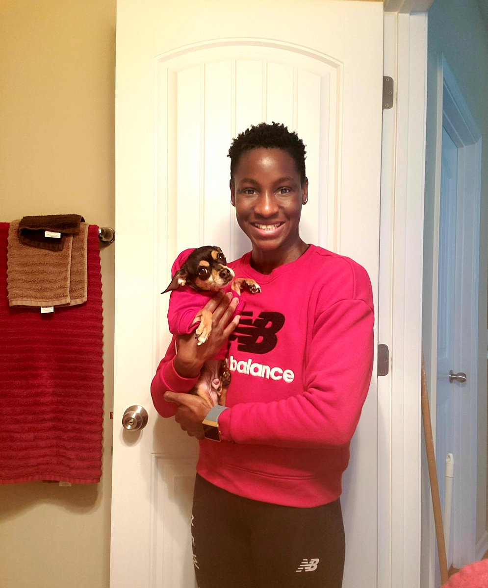 RunErickaRun's tweet image. Happy National Wear Red Day❤ Oakley🐕and I are bringing awareness to heart disease by walking and running😍❤🏃🏿‍♀️#WearRedDay #Inspired2Race #NewBalanceTriangle #NewBalanceRDU #WeGotNow #athletesinpursuit #AutismSpeaks #AutismStrong #WhereDeterminationKnowsNoLimits #pawfectmatch