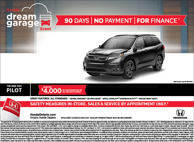 NorthernHonda's tweet photo. How does $4000 off a brand new 2021 Pilot sound?? During this month of February you can drive off in a beautiful 2021 Honda Pilot at a great price! Please visit our website or give us a call today to book your Appointment! #TeamNorthern #HondaPilot #NorthernValuesHondaQuality https://t.co/iB3Hby98ev