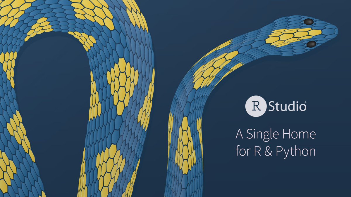Are you ready to use the strengths of RStudio to mix R and Python?

Join <a href="/lopp_sean/">Sean Lopp</a> &amp; @loubajuk for "RStudio: A Single Home for R &amp; Python".
The webinar recording is available now at rstudio.com/resources/webi…

#RStats #rmarkdown #pydata