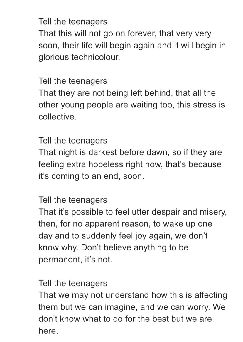 Sanders_Draper's tweet photo. As we come to the end of Children’s #MentalHealthAwareness please read this poem reminding us to always have hope. Not only are the words in this poem relevant to our current situation but also so meaningful at other times #BeNiceToYourNoggin #itsokcampaign #teenmentalhealth https://t.co/4pqCcg8bkv