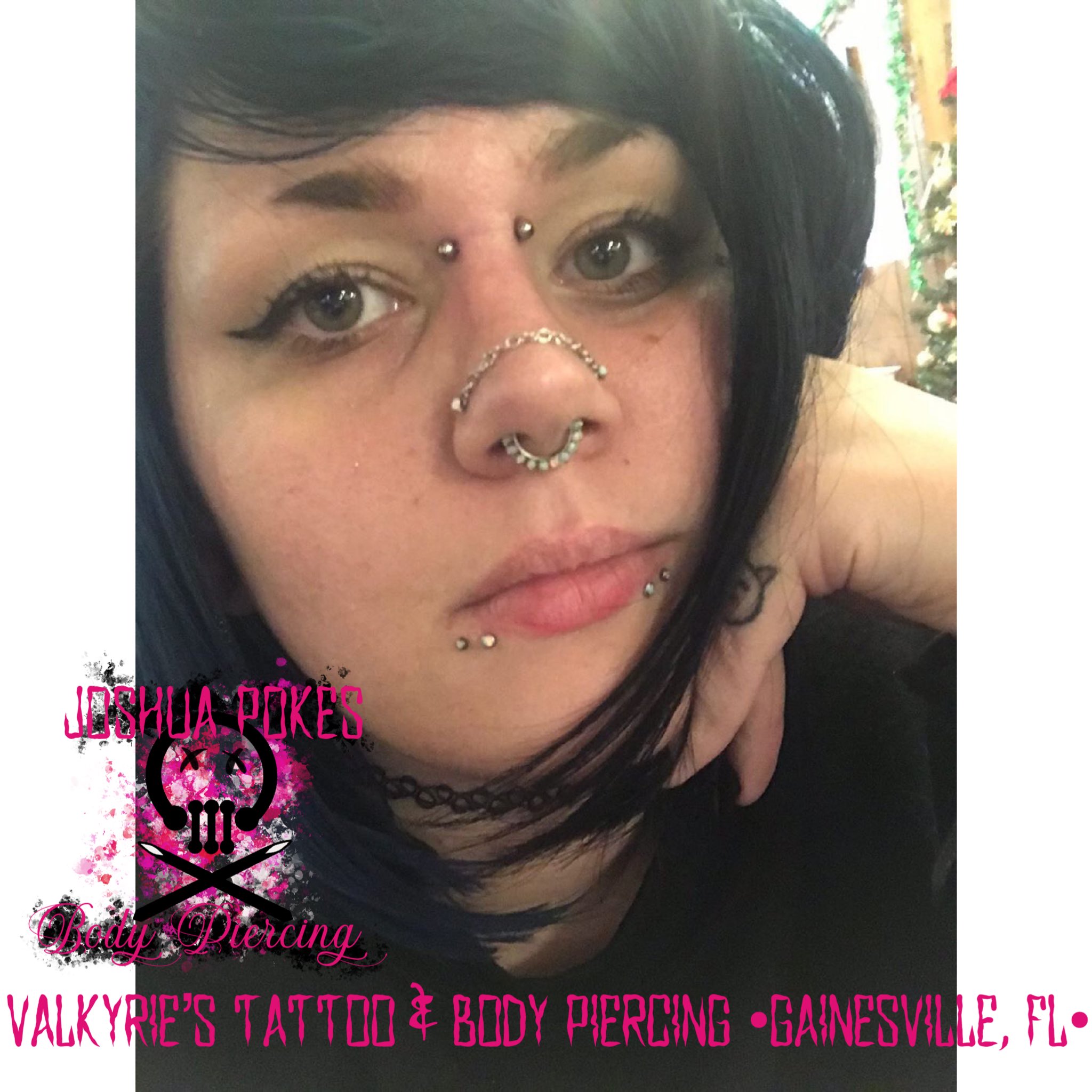 Cute Small Earl Piercing I Got To Do The Cutest Bridge Piercing On Sweet  Rebekah When