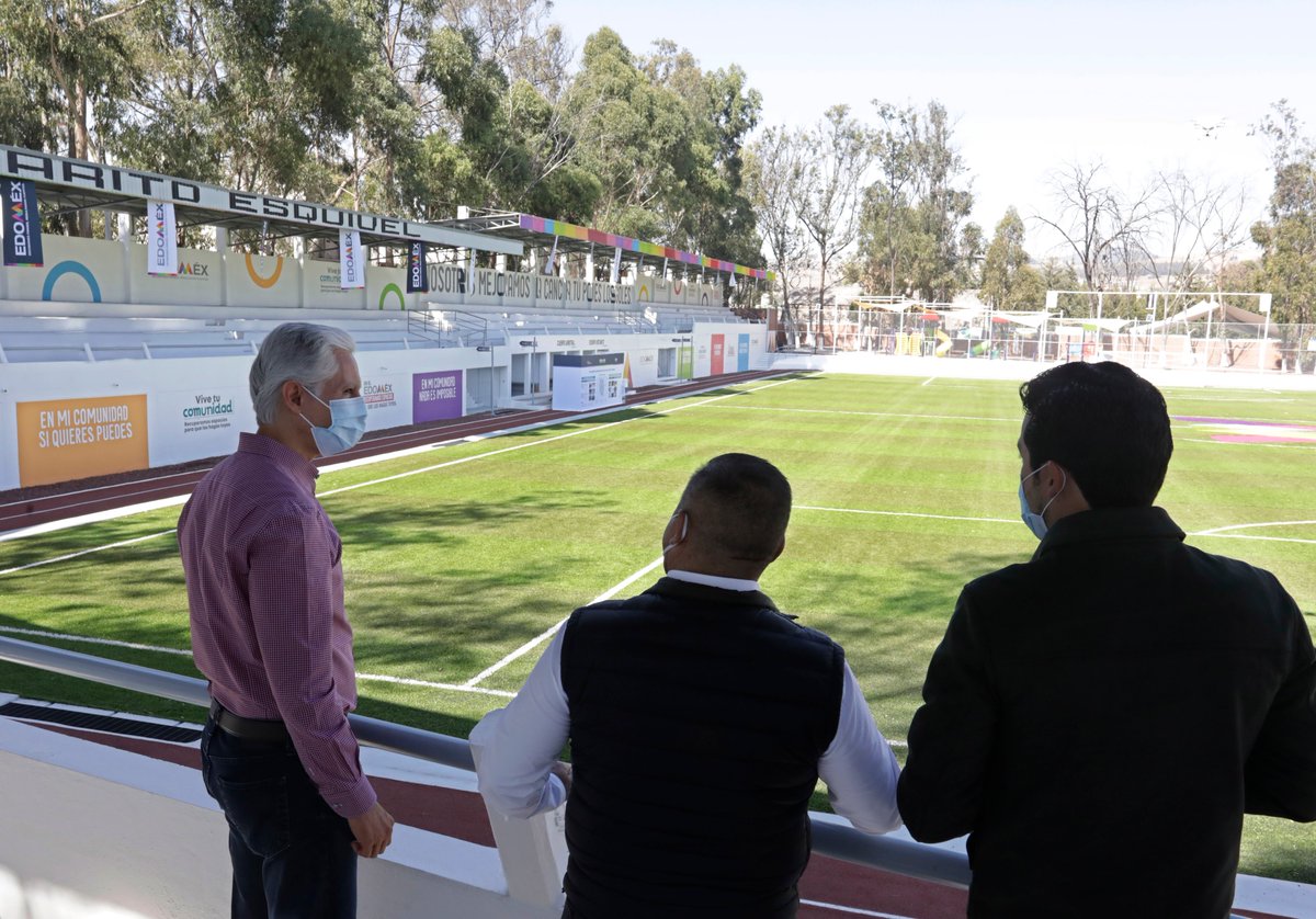 Entregamos la Unidad Deportiva de #SanFelipeDelProgreso, totalmente rehabilitada. Este es el espacio número 51 que recuperamos para las familias mexiquenses.